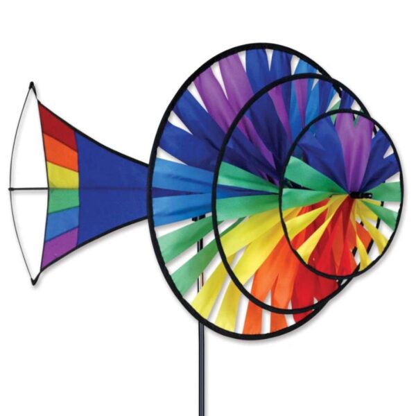 48 in. Large Rainbow Triple Spinner