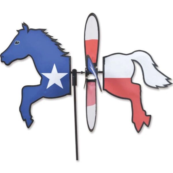 Texas Flag Horse Petite Spinner